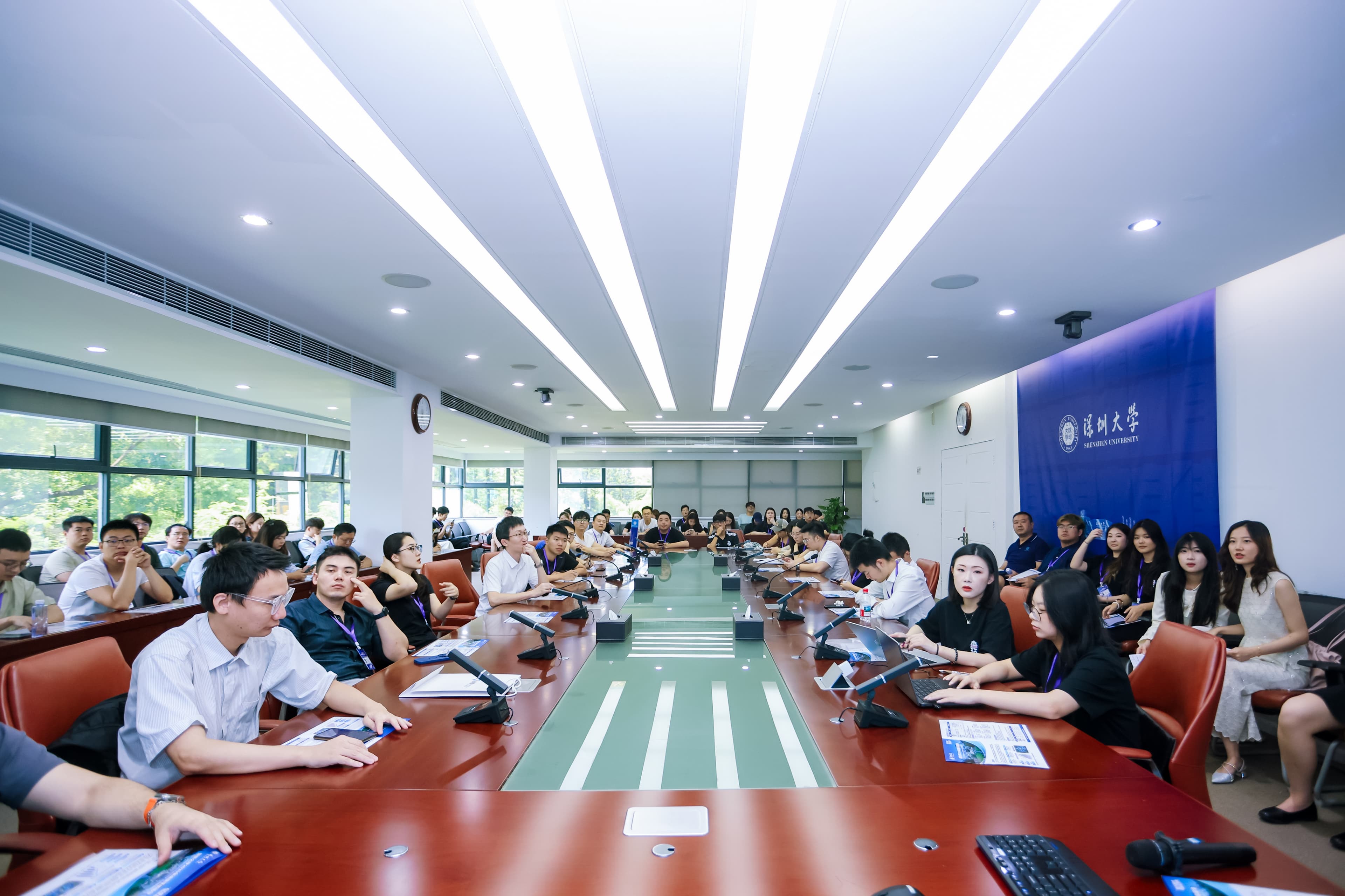 CGYS Shenzhen University visit and overseas talent exchange meeting